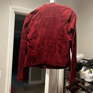 Blank NYC Women's Rich Red Bomber Jacket